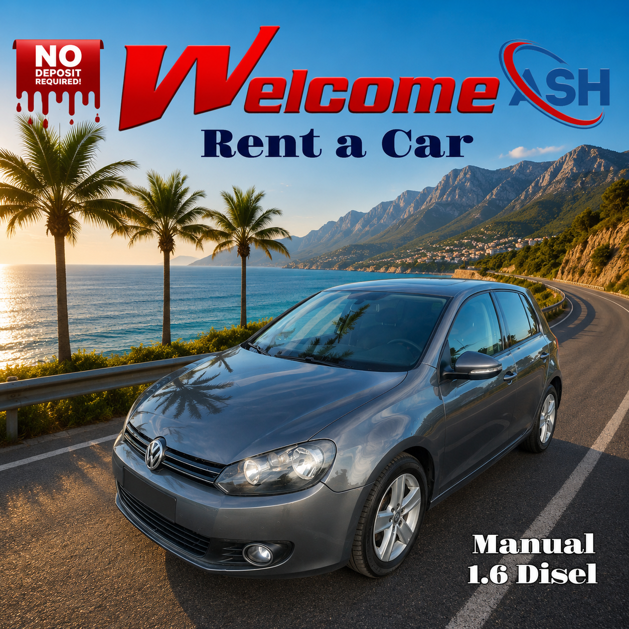 Volkswagen Golf for rent