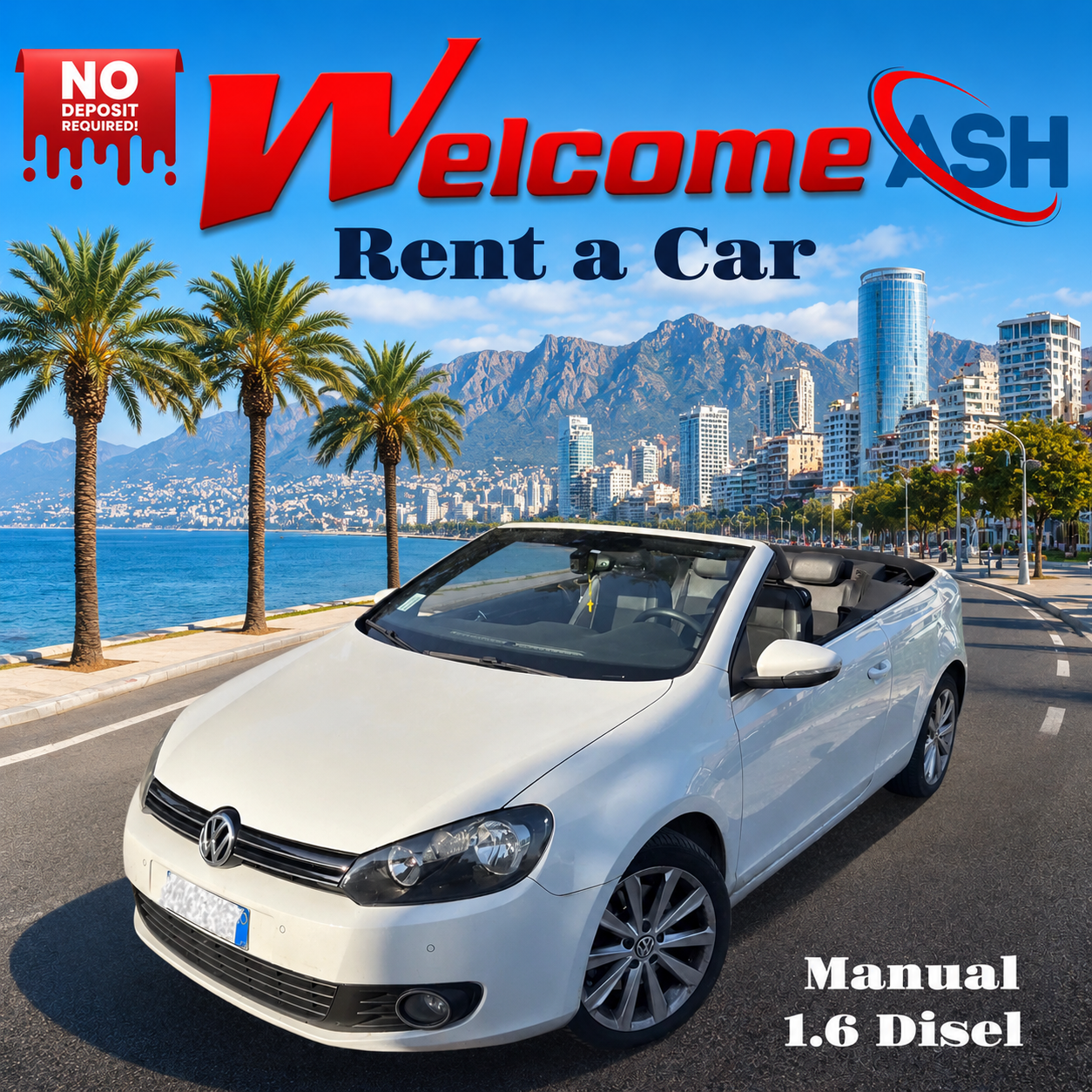 Volkswagen Golf for rent