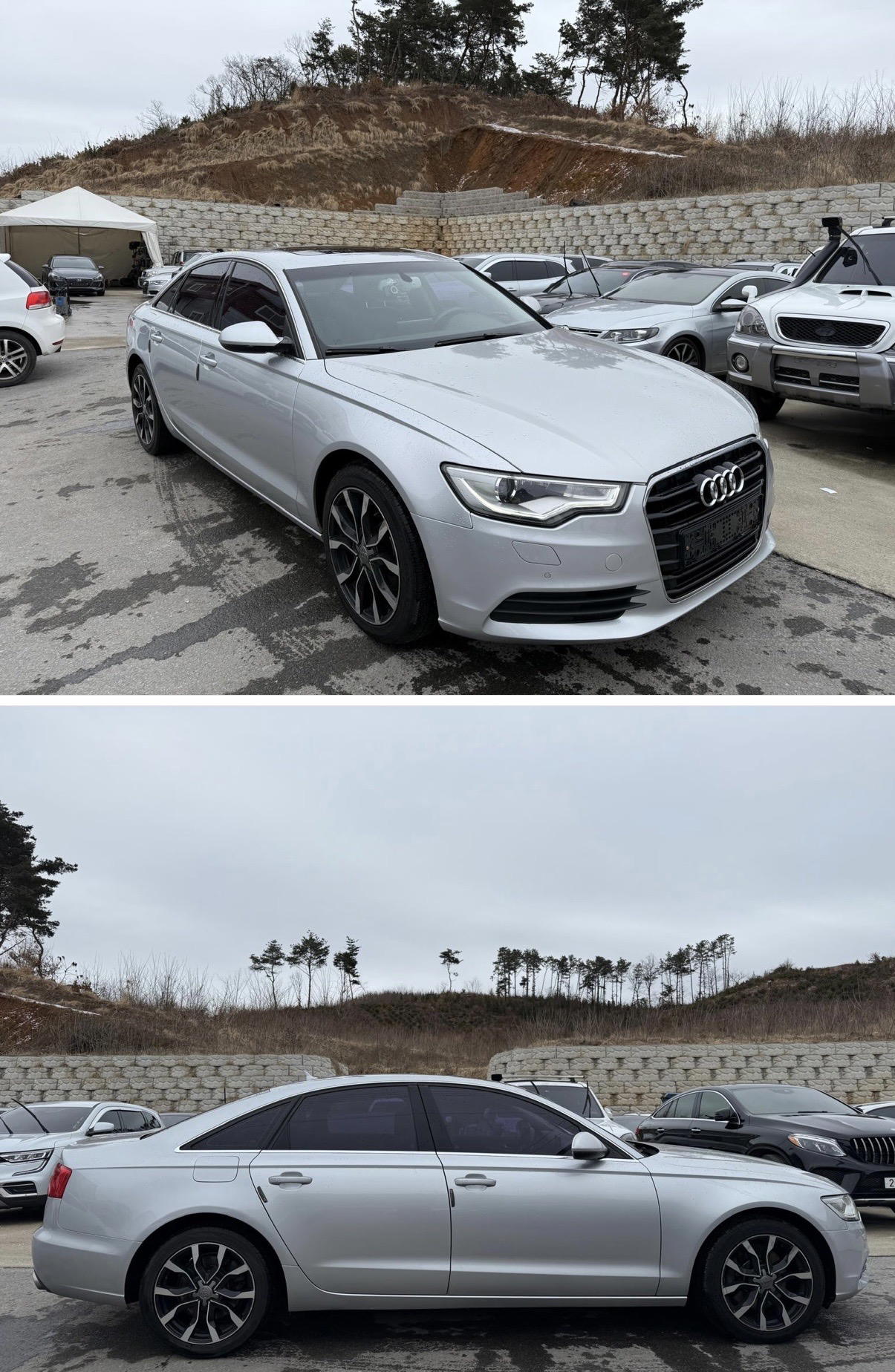 Audi A6 - side view